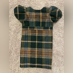 Ivy city co mini 3T holly plaid dress